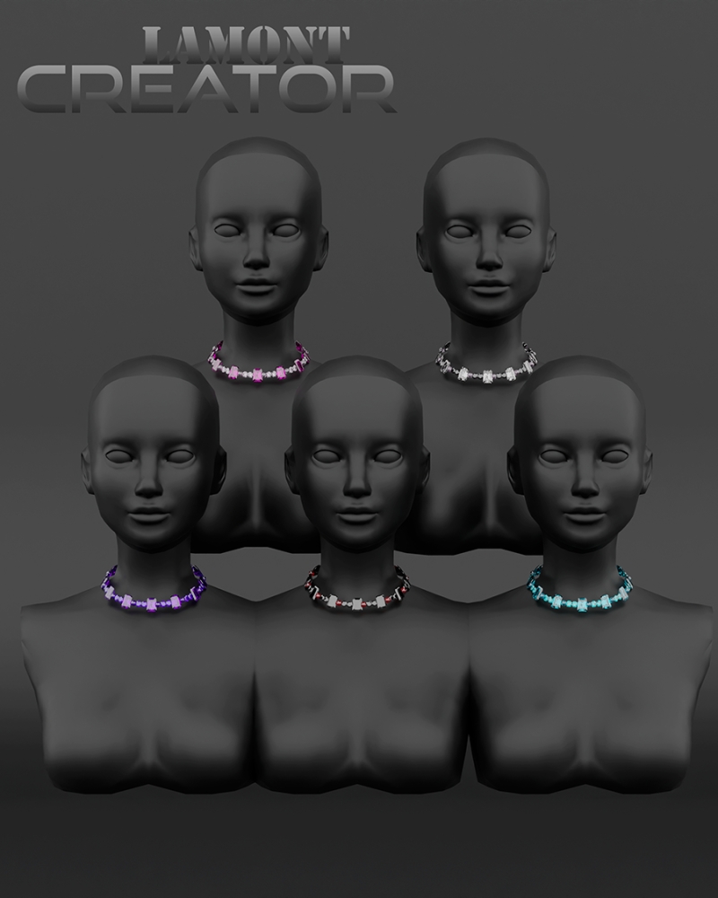 Mix Majestic Necklace by lamontcreatorr - The Sims 4 Custom Content