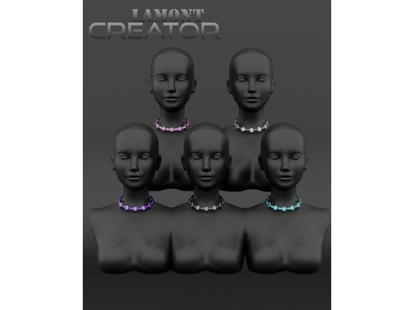 Mix Majestic Necklace - The Sims 4 Custom Content