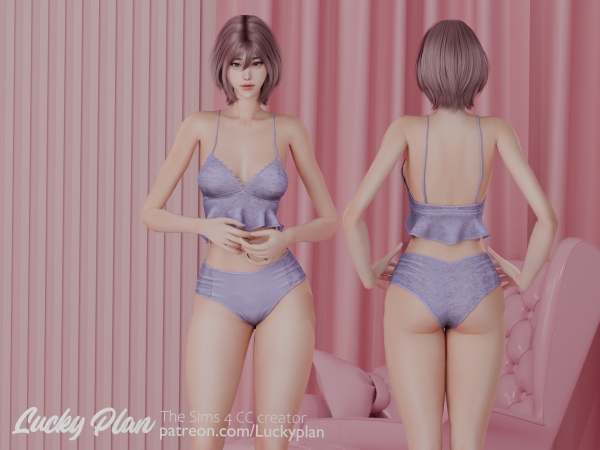 Alpha Lucky plan_nadia lingerie - The Sims 4 Custom Content