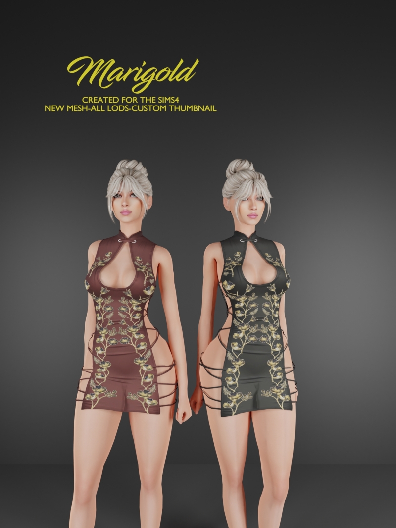 Alpha MARIGOLD TS4_KIMBERLY by marigoldsims - The Sims 4 Custom Content