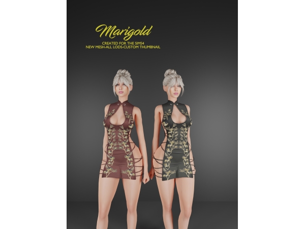 Alpha MARIGOLD TS4_KIMBERLY - The Sims 4 Custom Content