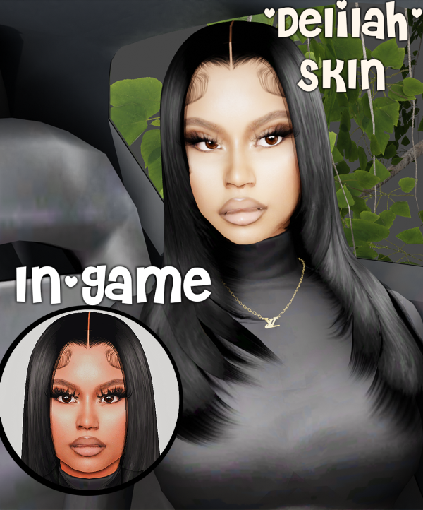 Alpha Delilah Skin by simsfinds - The Sims 4 Custom Content