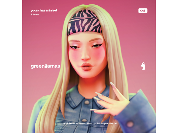 Maxis Match Yoonchae Miniset by greenllamas - The Sims 4 Custom Content
