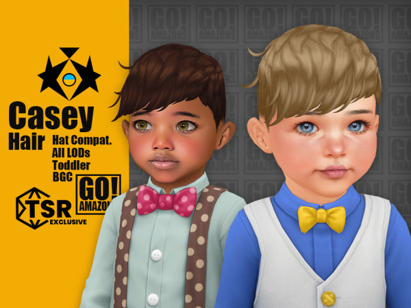 Maxis Match Casey Hair - The Sims 4 Custom Content
