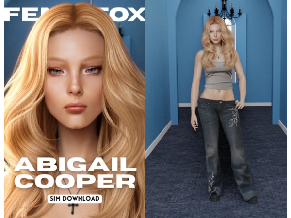 Mix Abigail Cooper - The Sims 4 Custom Content