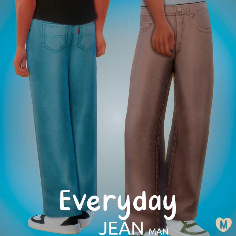 Maxis Match EVERYDAY JEAN by fifthscreations - The Sims 4 Custom Content