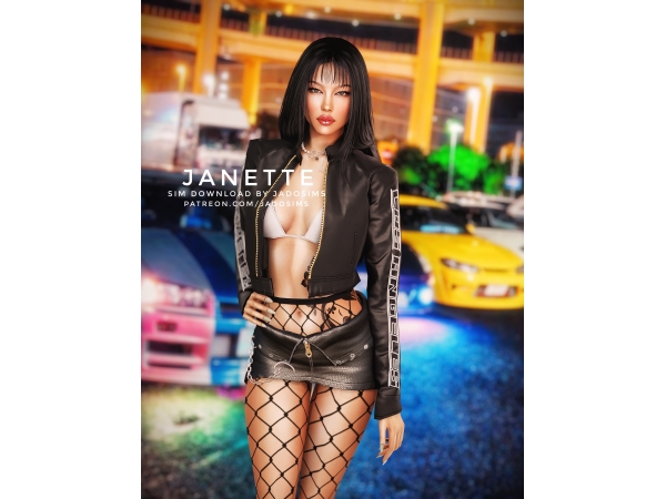 Alpha Janette (Sim Download) - The Sims 4 Custom Content