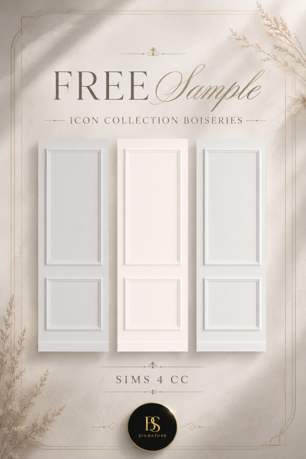 Alpha Sneak Peek Wall Panels by simsfinds - The Sims 4 Custom Content