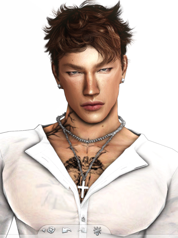 Alpha Marlon Sim 27 by simsfinds - The Sims 4 Custom Content