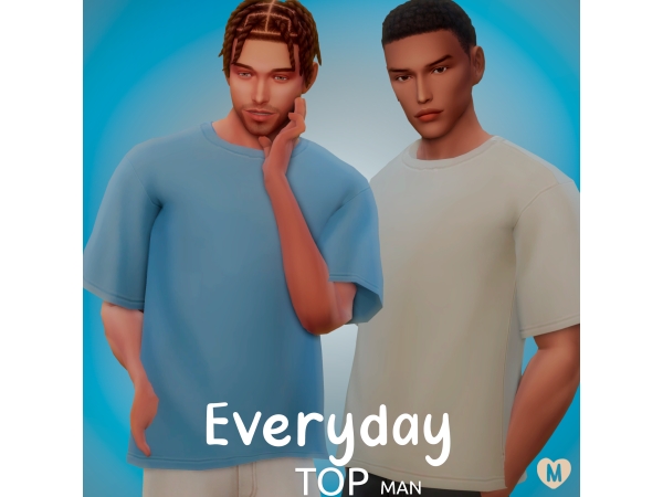 Maxis Match EVERYDAY T SHIRT - The Sims 4 Custom Content