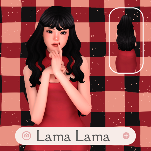 Maxis Match Hair Lyna by simsfinds - The Sims 4 Custom Content