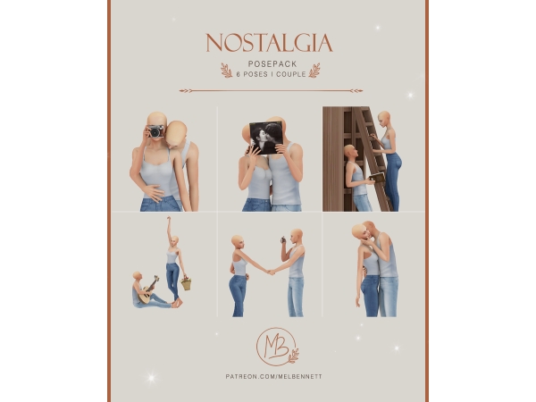 Mix Nostalgia Posepack - The Sims 4 Custom Content
