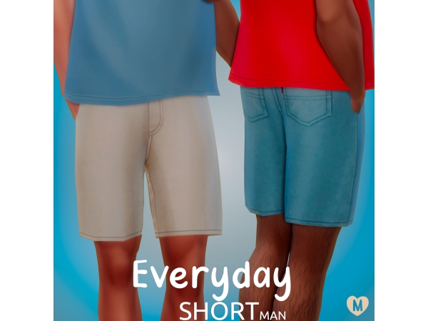 Maxis Match EVERYDAY SHORT - The Sims 4 Custom Content