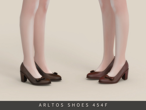 Mix Vintage Bow Pumps by Arltos - The Sims 4 Custom Content