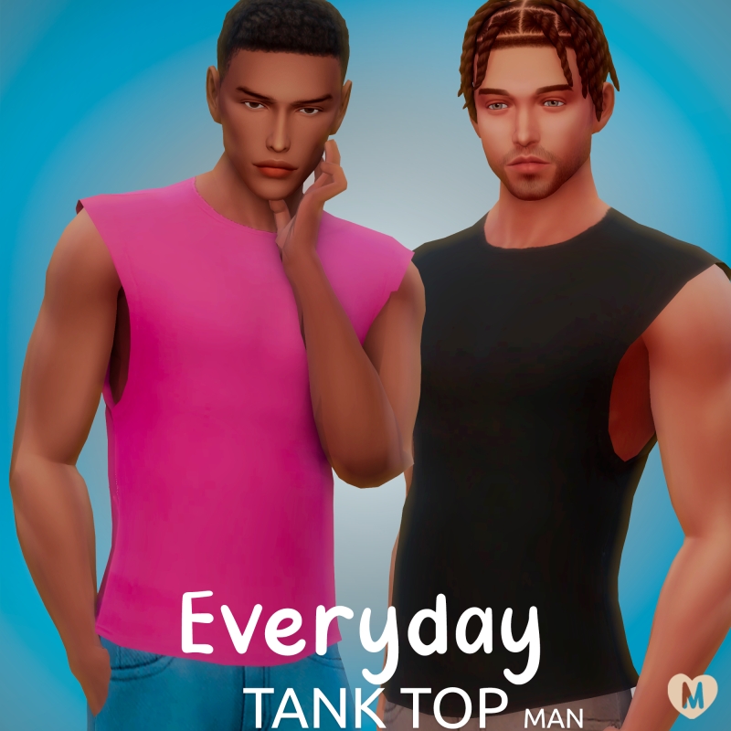 Maxis Match EVERYDAY TANK TOP by fifthscreations - The Sims 4 Custom Content