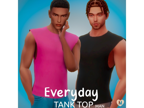 Maxis Match EVERYDAY TANK TOP - The Sims 4 Custom Content