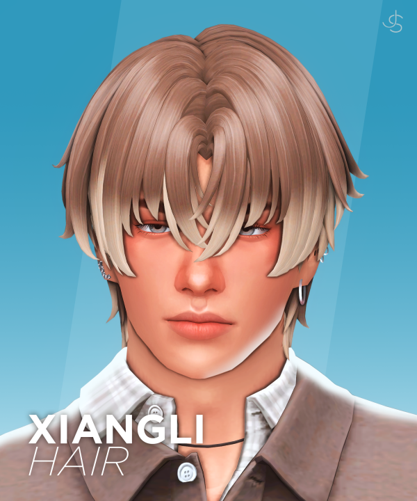 Maxis Match Xiangli Hair by simsfinds - The Sims 4 Custom Content