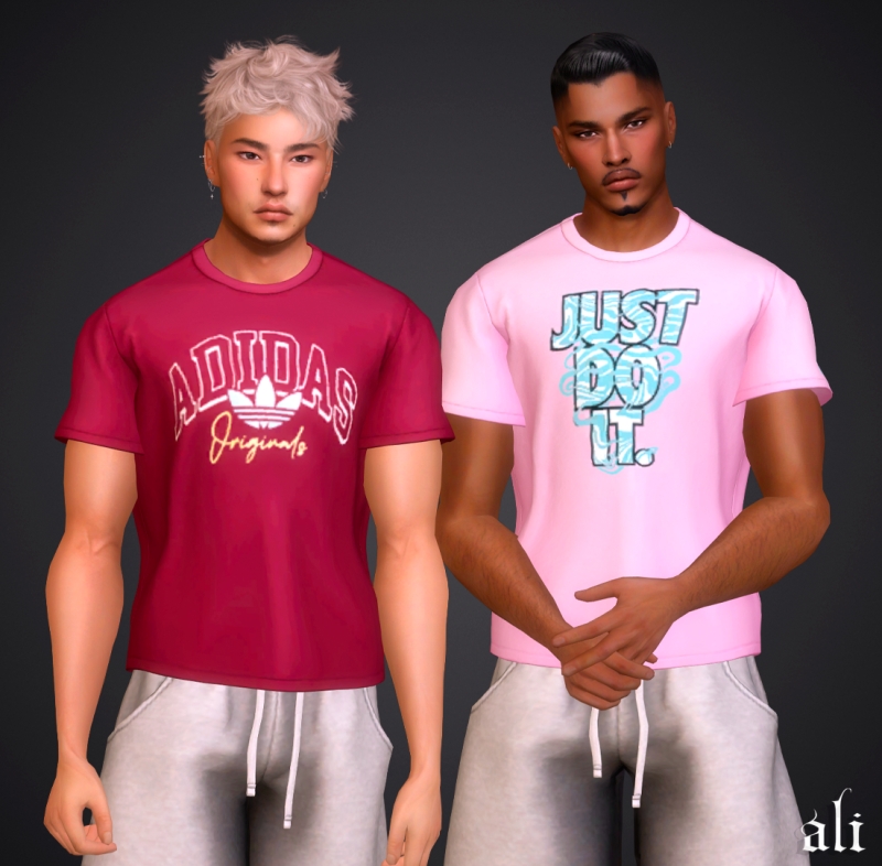 Alpha NIKEADIDAS top JUL2026 by ali - The Sims 4 Custom Content