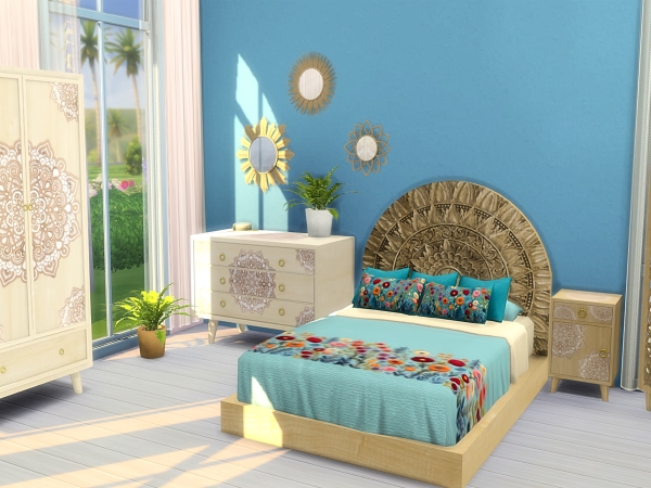 Alpha Bohemian Rapsody Bedroom - The Sims 4 Custom Content