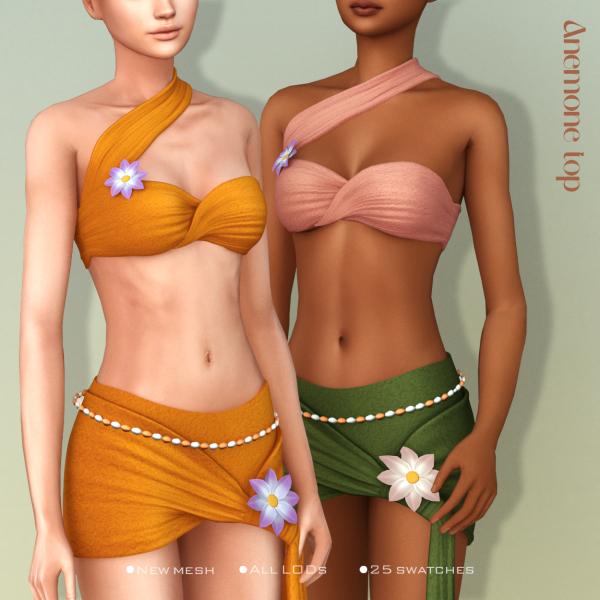 Alpha Belaloallure_Waterfall collection by simsfinds - The Sims 4 Custom Content