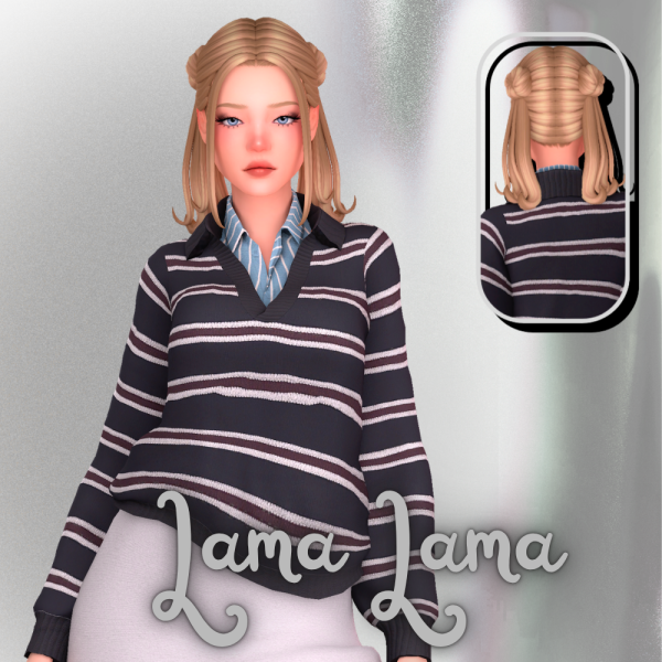 Maxis Match Hair Dianne by simsfinds - The Sims 4 Custom Content