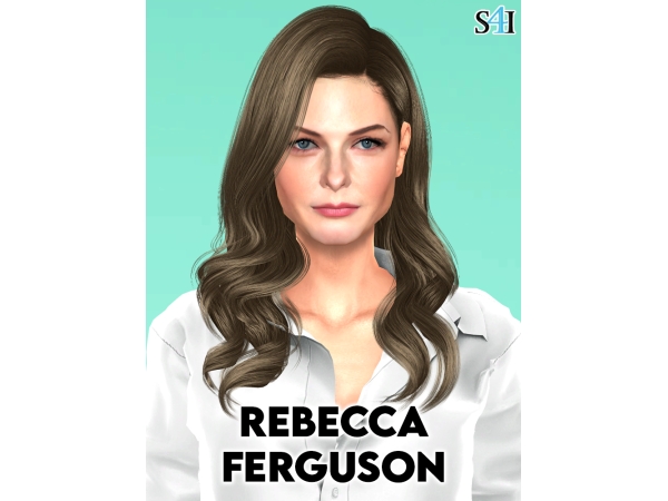 Alpha Sims 4 CAS Rebecca Ferguson - The Sims 4 Custom Content