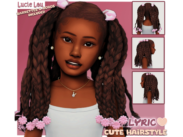 Maxis Match Lyric Hairstyle by LucieLouSims - The Sims 4 Custom Content