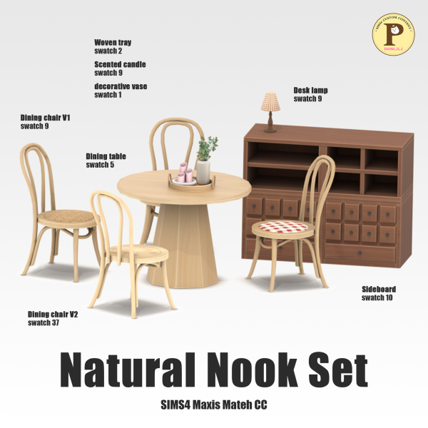 Maxis Match Natural Nook set by simsfinds - The Sims 4 Custom Content