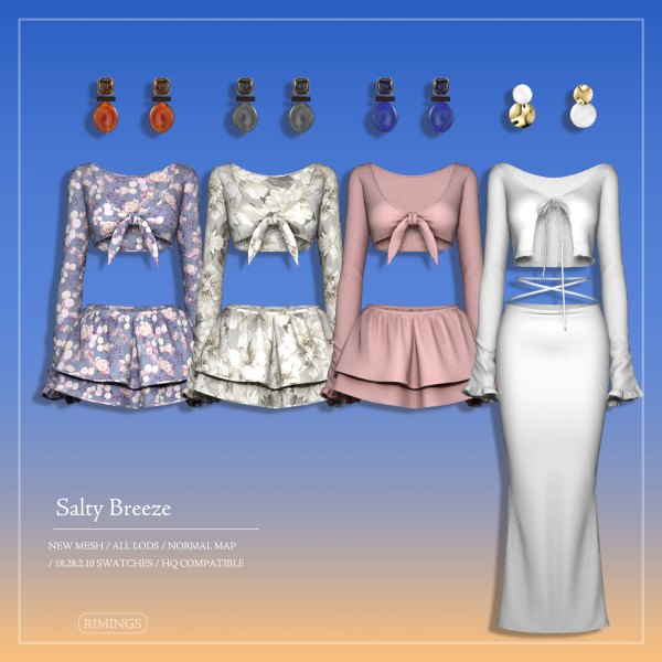Alpha [RIMINGS] Salty Breeze by simsfinds - The Sims 4 Custom Content