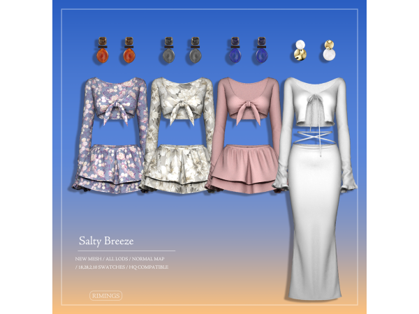 Alpha [RIMINGS] Salty Breeze - The Sims 4 Custom Content