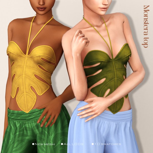 Alpha Belaloallure_Waterfall collection by simsfinds - The Sims 4 Custom Content