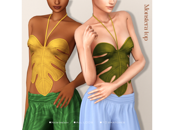 Alpha Belaloallure_Waterfall collection - The Sims 4 Custom Content