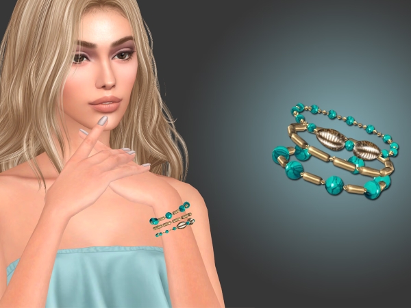 Alpha Priya Boho Bracelet - The Sims 4 Custom Content