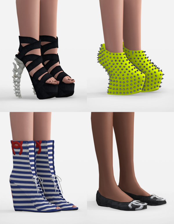 Alpha FALL 2026 SHOES_01 by simsfinds - The Sims 4 Custom Content