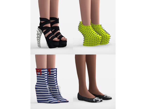 Alpha FALL 2026 SHOES_01 by simstefani - The Sims 4 Custom Content