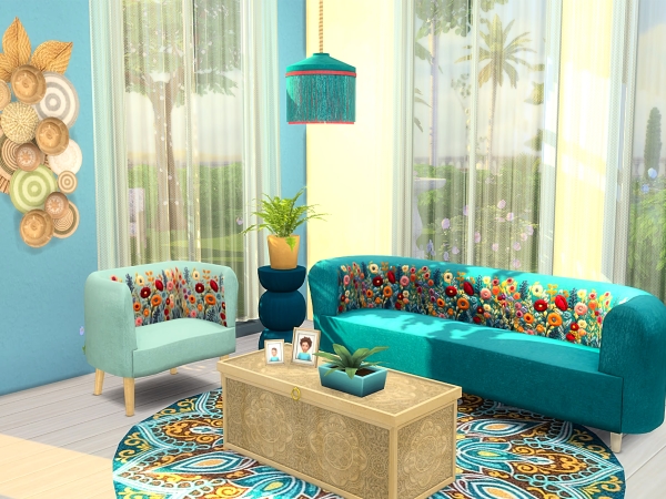 Alpha Bohemian Rapsody Livingroom - The Sims 4 Custom Content