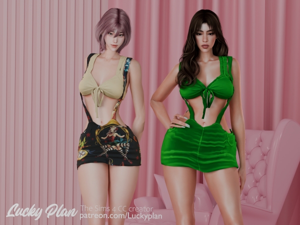 Alpha Lucky plan _Stella set - The Sims 4 Custom Content