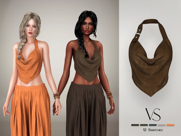 Alpha Ocean Top - The Sims 4 Custom Content