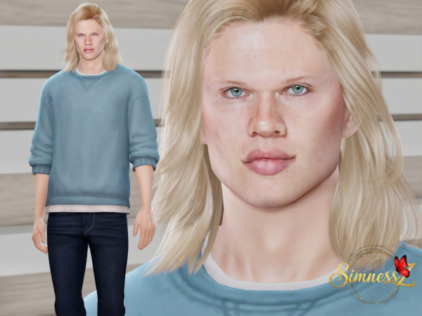 Mix Sim inspired by Erling Haaland - The Sims 4 Custom Content