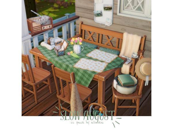 Maxis Match Slow August by aliaskats4 - The Sims 4 Custom Content