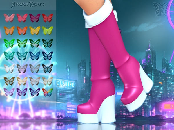 Mix Now Free Tecna Winx Boots - The Sims 4 Custom Content