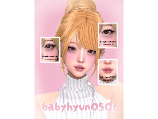 Alpha babyhyun0506260827 makeup set - The Sims 4 Custom Content