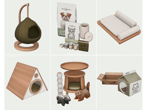 modern pet must haves | sims 4 cc finds by boujeesimss