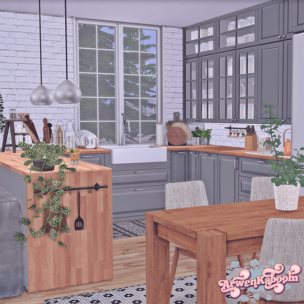 Alpha Grin Set by arwenkaboom - The Sims 4 Custom Content