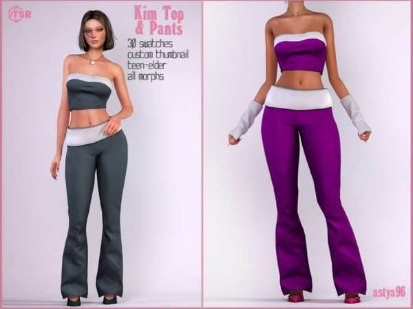 Alpha Kim Set by astya96cc - The Sims 4 Custom Content