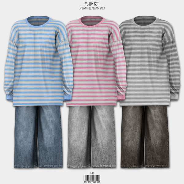Alpha YUJUN Set by simsfinds - The Sims 4 Custom Content