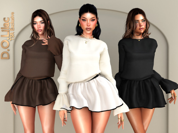 Alpha Soft Contrast Set - The Sims 4 Custom Content
