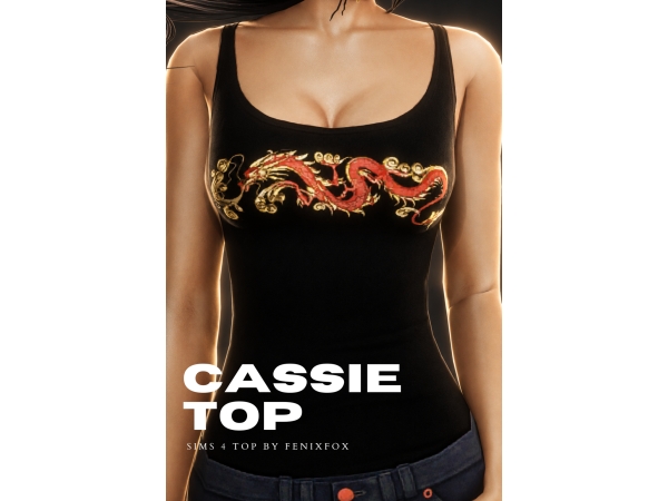 Mix Cassie Top - The Sims 4 Custom Content