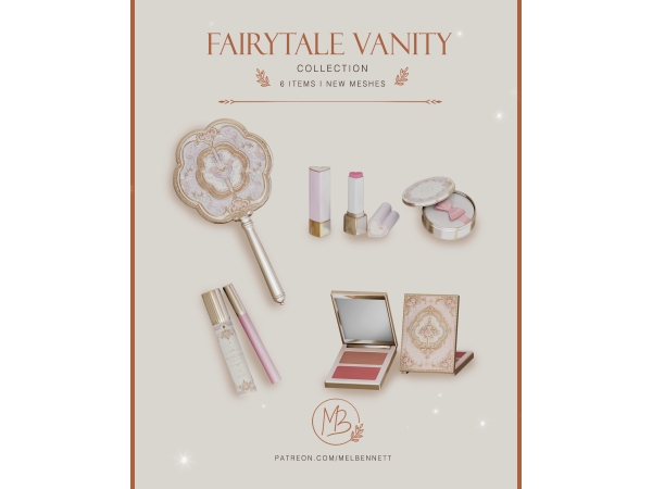 Mix Fairytale Vanity Collection - The Sims 4 Custom Content