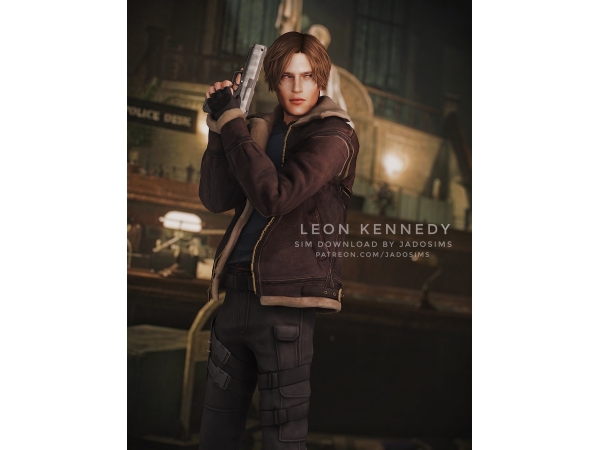 Alpha Leon Kennedy (Sim Download) - The Sims 4 Custom Content